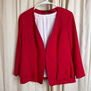 Iris Setlakwe women's red blazer size 14
